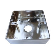 Surface mounting frame PK25B 86x86x25mm, bright