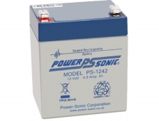 Batteri 12V 4,5Ah Powersonic PS-1242