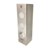 MV-250P LED indicator light with exit button, for surface mounting